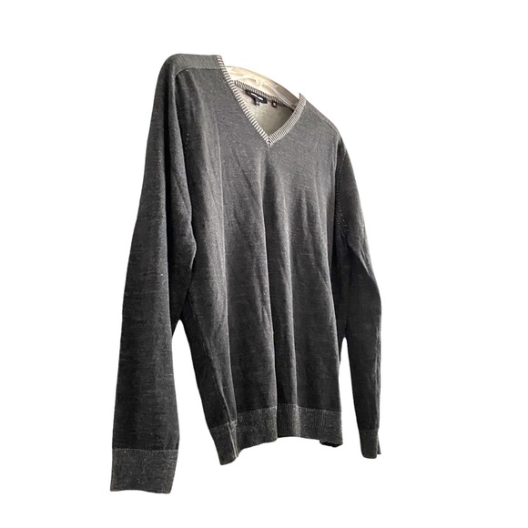 ⭐️ Jared Lang V-neck sweater, Merino Wool, Sz XL excellent condition - Picture 3 of 15